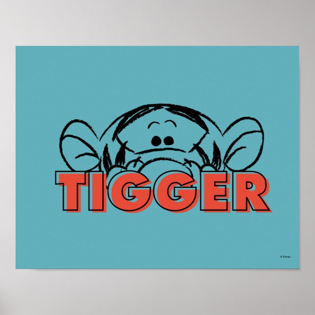 Winnie the Pooh | Tigger Peek-A-Boo Poster (Front)