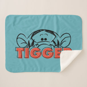 Winnie the Pooh   Tigger Peek-A-Boo Sherpa Blanket