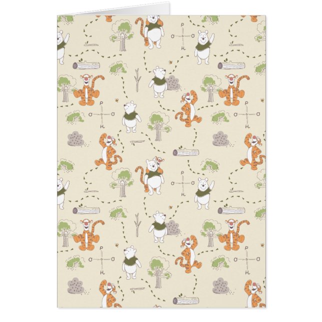 Winnie the Pooh | Tigger & Pooh Forest Pattern (Front)
