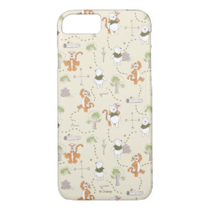 Winnie the Pooh   Tigger & Pooh Forest Pattern Case-Mate iPhone Case
