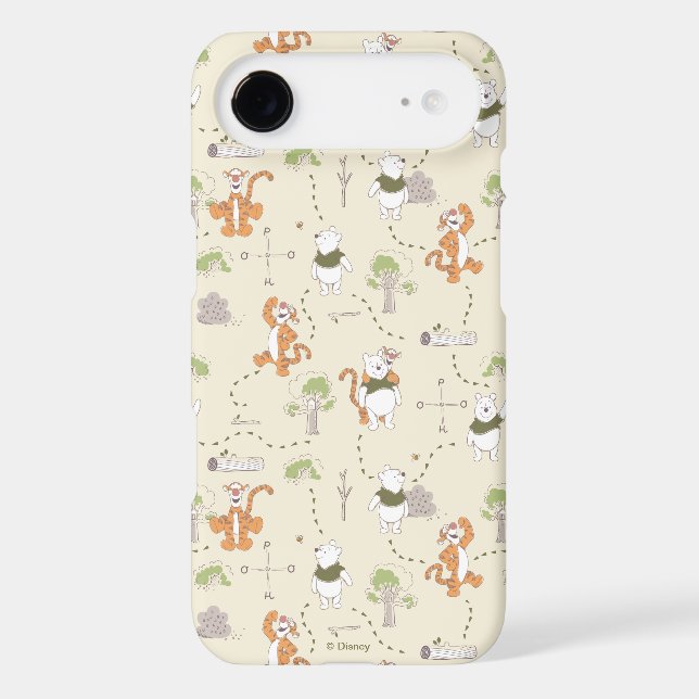 Winnie the Pooh | Tigger & Pooh Forest Pattern Case-Mate iPhone Case (Back)