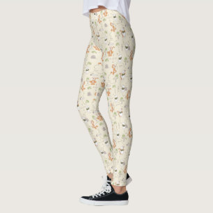 Winnie the Pooh   Tigger & Pooh Forest Pattern Leggings