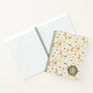 Winnie the Pooh   Tigger & Pooh Forest Pattern Notebook