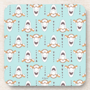 Winnie the Pooh   Tigger Triangle Pastel Pattern Coaster
