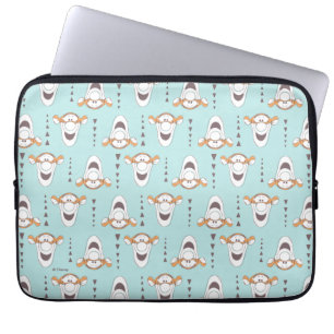Winnie the Pooh   Tigger Triangle Pastel Pattern Laptop Sleeve