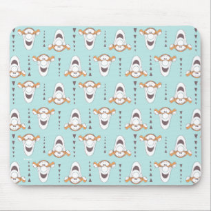 Winnie the Pooh   Tigger Triangle Pastel Pattern Mouse Pad