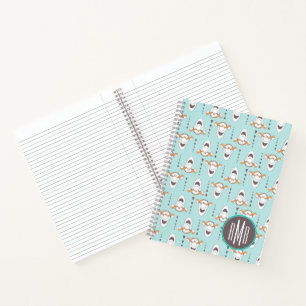 Winnie the Pooh   Tigger Triangle Pastel Pattern Notebook