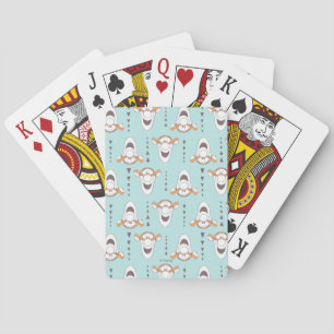 Winnie the Pooh   Tigger Triangle Pastel Pattern Playing Cards