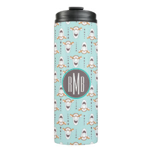 Winnie the Pooh   Tigger Triangle Pastel Pattern Thermal Tumbler
