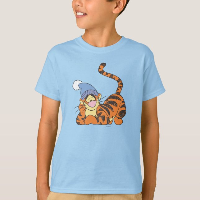 Winnie The Pooh Tigger with hat T-Shirt (Front)