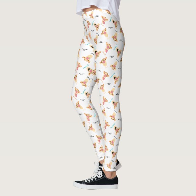 Winnie the Pooh | Tigger's Expressions Pattern Leggings (Left)