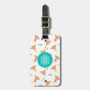 Winnie the Pooh Tigger's Expressions Pattern Luggage Tag