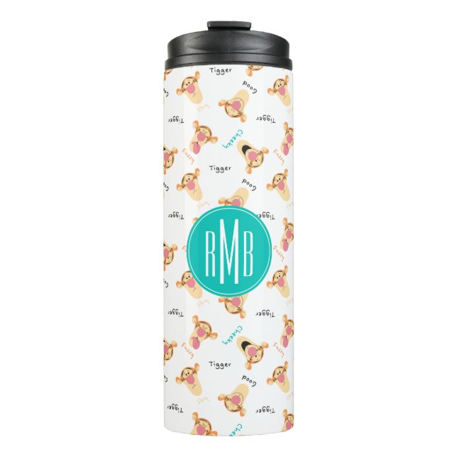 Winnie the Pooh | Tigger's Expressions Pattern Thermal Tumbler (Front)