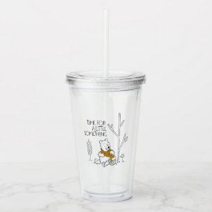 Winnie the Pooh   Time for a Little Something Acrylic Tumbler