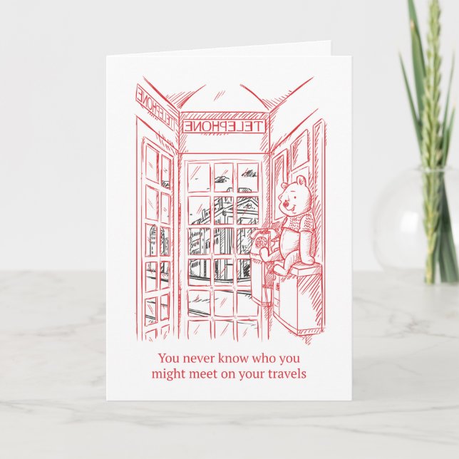 Winnie the Pooh | Travel Quote Card (Front)