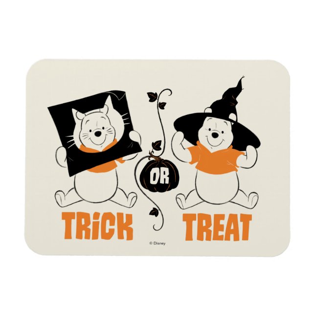 Winnie the Pooh | Trick or Treat Magnet (Horizontal)
