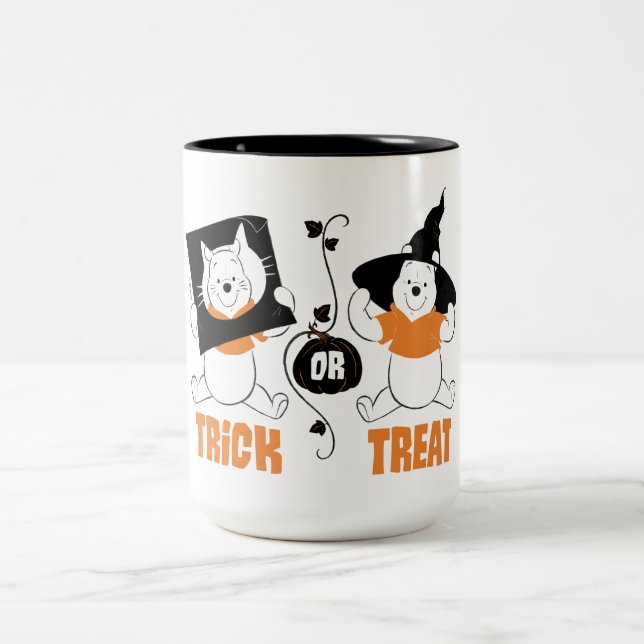 Winnie the Pooh | Trick or Treat Two-Tone Coffee Mug (Center)
