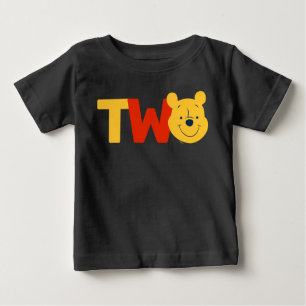 Winnie the Pooh   TWO - Second Birthday Baby T-Shirt