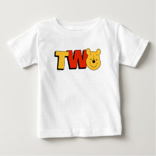 Winnie the Pooh   TWO Second Birthday Baby T-Shirt