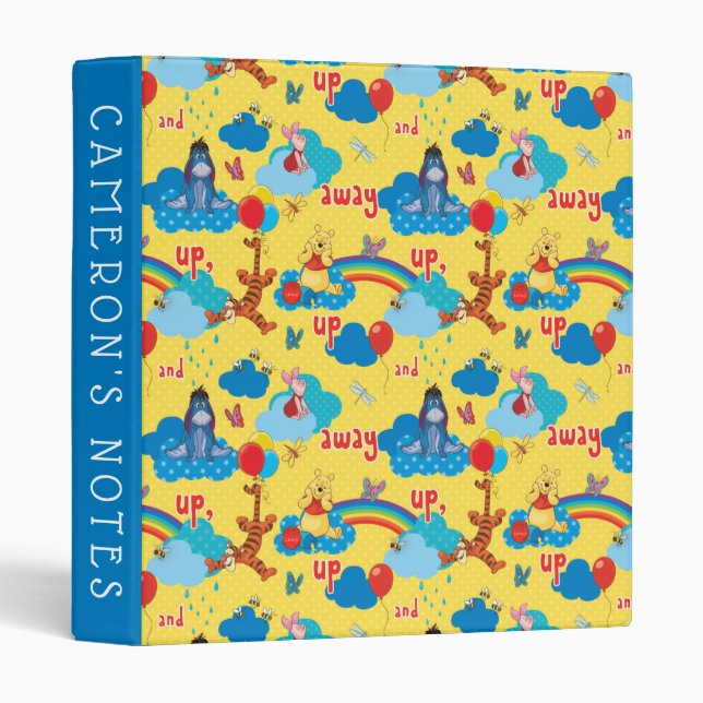 Winnie the Pooh | Up and Away Pattern Binder (Front/Spine)