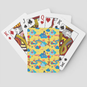Winnie the Pooh   Up and Away Pattern Playing Card