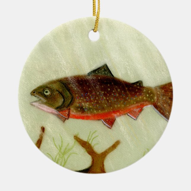 Winning art by  C. Nudo - Grade 7 Ceramic Ornament (Front)