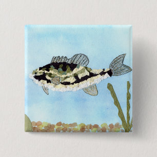 Winning art by  C. Saliga - Grade 4 2 Inch Square Button
