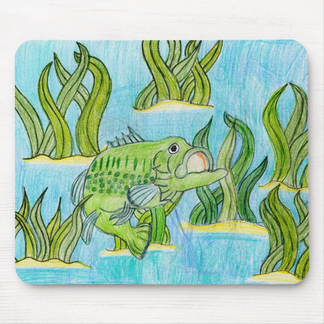Winning Art By C. Warren Grade 4 Mouse Pad (Front)