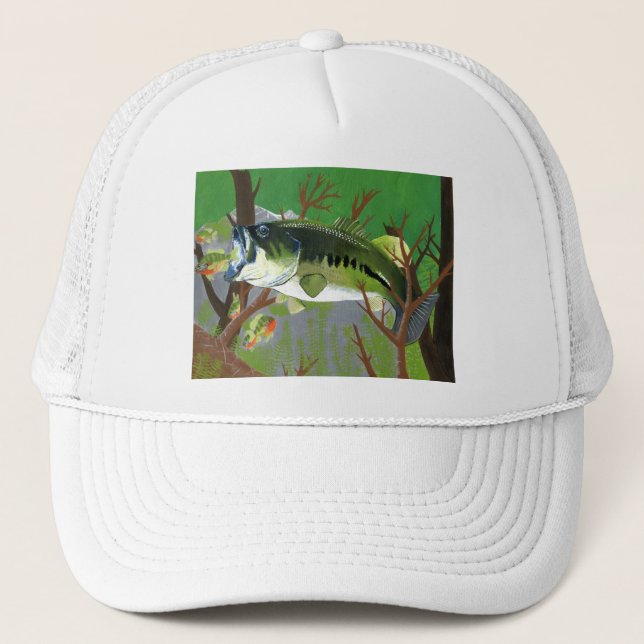 Winning artwork by B. King, Grade 7 Trucker Hat (Front)