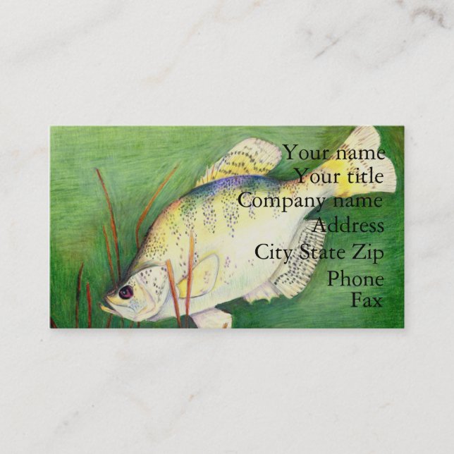 Winning artwork by M. Sone, Grade 10 Business Card (Front)