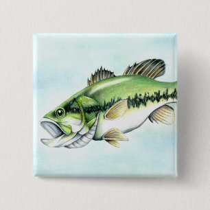 Winning artwork by S. Lynn, Grade 12 2 Inch Square Button