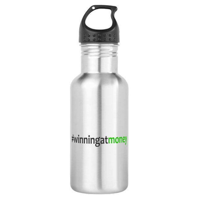 Winning At Money 532 Ml Water Bottle (Front)