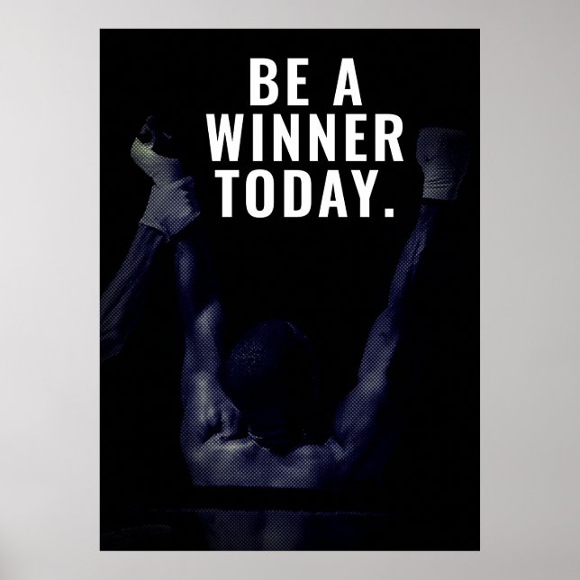 Winning daily motivation poster (Front)