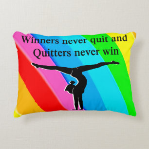 WINNING GYMNAST ACCENT PILLOW