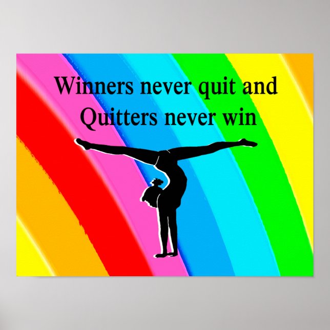 WINNING GYMNAST POSTER (Front)