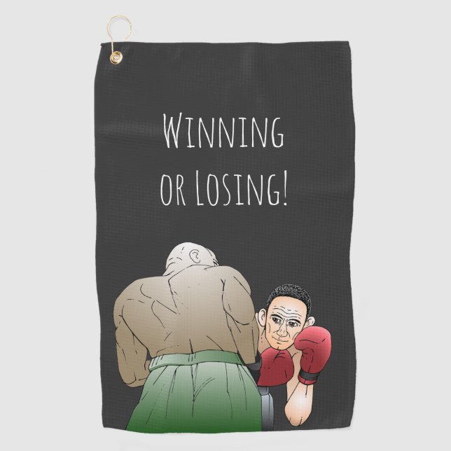 Winning or Losing Golf Towel (Front)