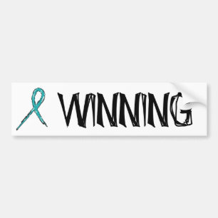 Winning - Ovarian Cancer - Sheen Bumper Sticker