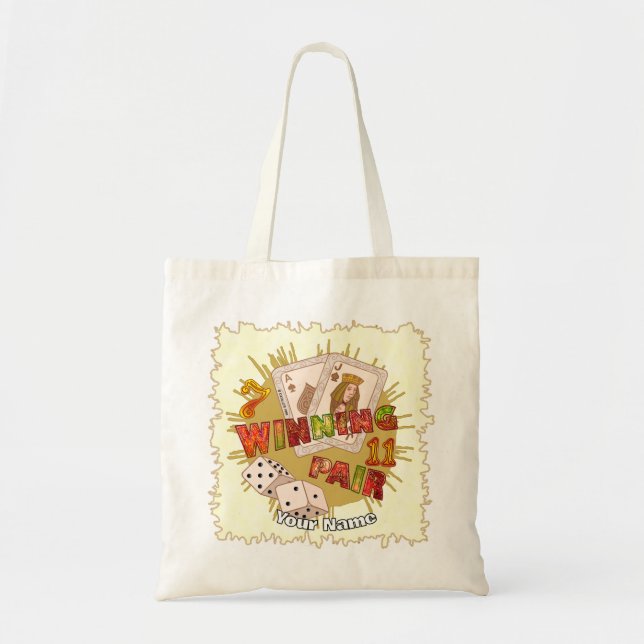 Winning Pair Poker  Tote Bag (Front)