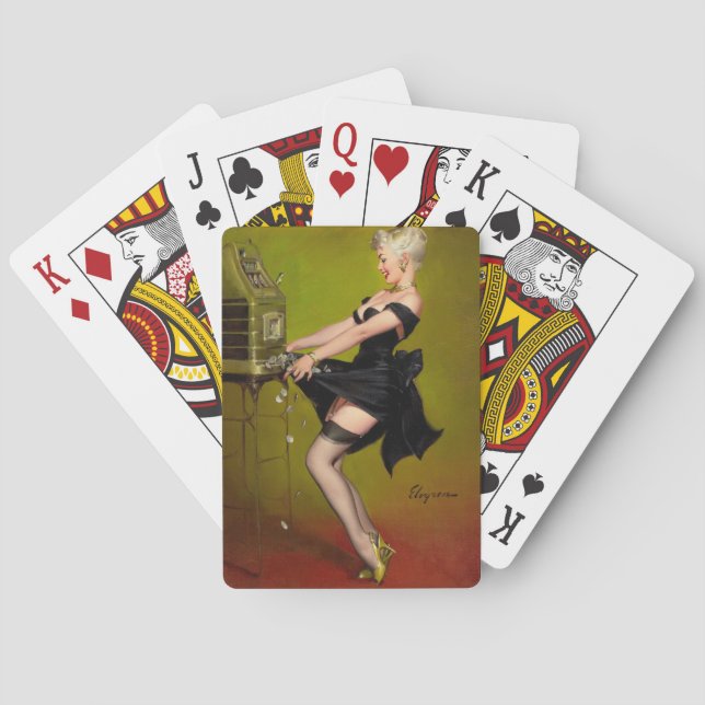 Winning Pin Up Playing Cards (Back)