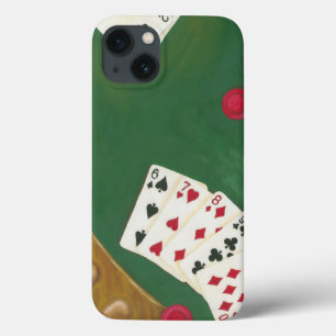 Winning Poker Hand Six Through Ten iPhone 13 Case