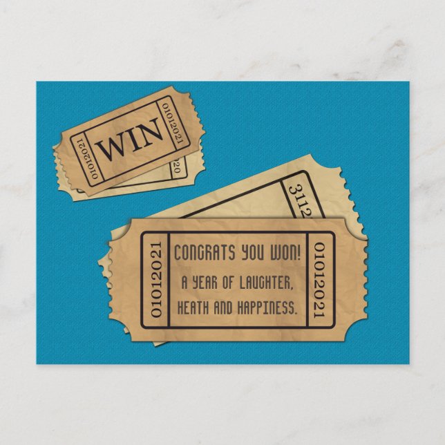 winning ticket for 2021 holiday postcard (Front)