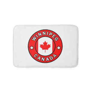 Winnipeg Canada Bath Mat