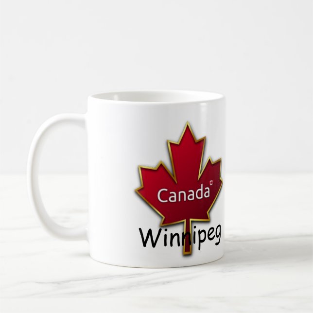 Winnipeg Canada Coffee Mug (Left)