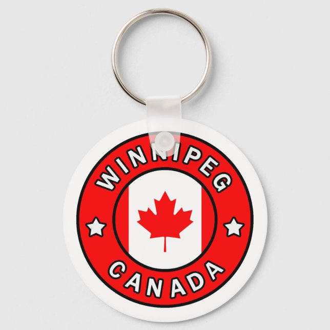 Winnipeg Canada Keychain (Front)