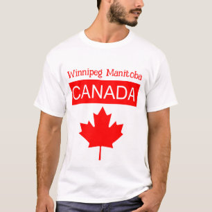 Winnipeg Canada Maple Leaf Men's T-Shirt