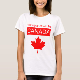 Winnipeg Canada Maple Leaf Women's T-Shirt