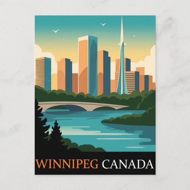 Winnipeg Canada Postcard (Front)