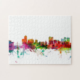 Winnipeg Canada Skyline Jigsaw Puzzle