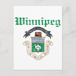 Winnipeg designs postcard