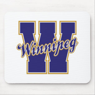 Winnipeg Letter Mouse Pad